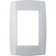 Placa Conjunto Modular Slim 4X2 - 3 Modulos Juntos Branca 8210 Placa Conjunto Modular Slim 4X2 - 3 Modulos Juntos Branca 8210