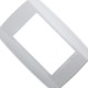 Placa Conjunto Modular Slim 4X2 - 3 Modulos Juntos Branca 8210 Placa Conjunto Modular Slim 4X2 - 3 Modulos Juntos Branca 8210