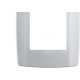 Placa Conjunto Modular Slim 4X2 - 3 Modulos Juntos Branca 8210 Placa Conjunto Modular Slim 4X2 - 3 Modulos Juntos Branca 8210