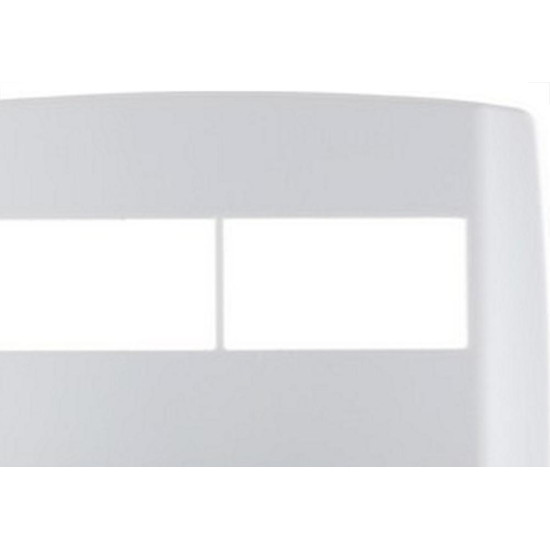 Placa Conjunto Modular Slim 4X4 - 2 Modulos + 2 Modulos Separados Branca 8307 Placa Conjunto Modular Slim 4X4 - 2 Modulos + 2 Modulos Separados Branca 8307