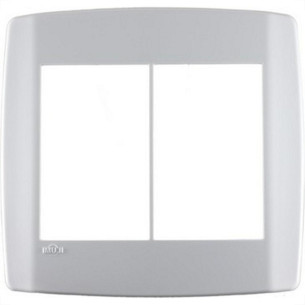 Placa Conjunto Modular Slim 4X4 - 3 Modulos + 3 Modulos Juntos Branca 8309