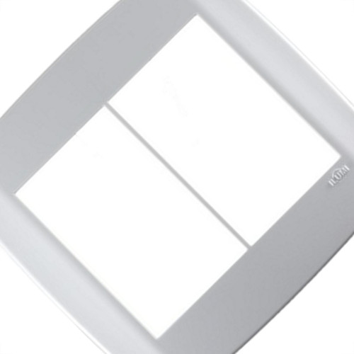 Placa Conjunto Modular Slim 4X4 - 3 Modulos + 3 Modulos Juntos Branca 8309 Placa Conjunto Modular Slim 4X4 - 3 Modulos + 3 Modulos Juntos Branca 8309
