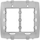Suporte Modular Ilumi Slim Placa 4X4 - 6 Modulos - 8202 Suporte Modular Ilumi Slim Placa 4X4 - 6 Modulos - 8202