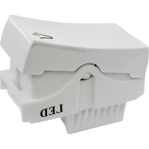 Modulo Ilumi Slim Com Led Campainha Branco 81132 Modulo Ilumi Slim Com Led Campainha Branco 81132