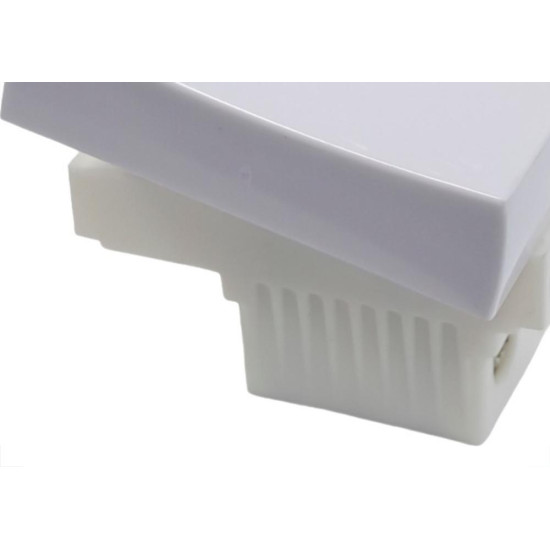 Modulo Ilumi Slim 1 Simples Largo Branco 8135 Modulo Ilumi Slim 1 Simples Largo Branco 8135