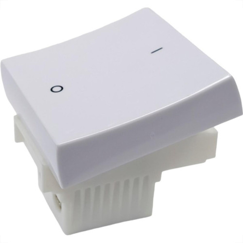 Modulo Ilumi Slim Bipolar 10A Largo Branco 8138