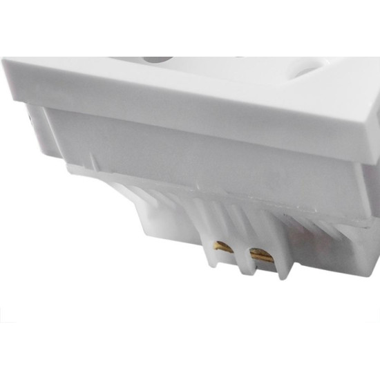 Modulo Ilumi Slim 1 Tomada 10A. Branco 81140 Modulo Ilumi Slim 1 Tomada 10A. Branco 81140