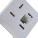Modulo Ilumi Slim Tomada Telebras + Rj11 Branco - 8165 Modulo Ilumi Slim Tomada Telebras + Rj11 Branco - 8165