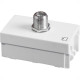 Modulo Ilumi Slim Tomada Conector Para Fio Coaxial Branco - 8163 Modulo Ilumi Slim Tomada Conector Para Fio Coaxial Branco - 8163