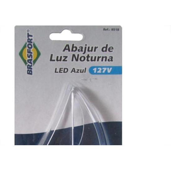 Luz Noturna Brasfort Barco Led Azul 220V. - 8653