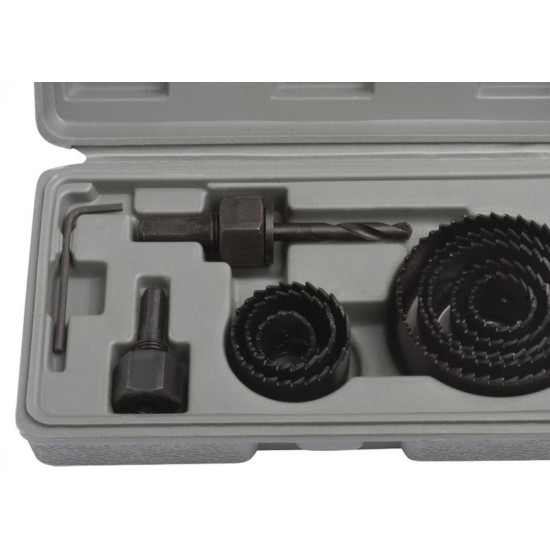 Serra Copo Jogo Eda Aco Carbono Com 11 Pecas 3/4''A 2.1/2'' - 9Jo Serra Copo Jogo Eda Aco Carbono Com 11 Pecas 3/4''A 2.1/2'' - 9Jo