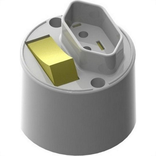 Interruptor Externo Ilumi Redondo + Tomada 2P+T. 20A. 16541 - Kit C/10 Pecas Interruptor Externo Ilumi Redondo + Tomada 2P+T. 20A. 16541 - Kit C/10 Pecas