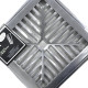 Grelha De Aluminio Com Porta Grelha Concava 20X20Cm Grelha De Aluminio Com Porta Grelha Concava 20X20Cm