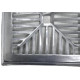 Grelha De Aluminio Com Porta Grelha Concava 20X20Cm Grelha De Aluminio Com Porta Grelha Concava 20X20Cm