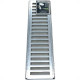 Grelha De Aluminio Com Porta Grelha 15X 50Cm Grelha De Aluminio Com Porta Grelha 15X 50Cm