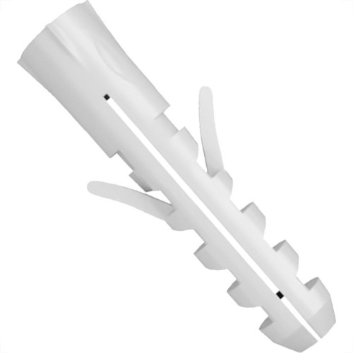 Bucha Fixacao Iv Plast Nylon Branca No.06 Pacote Com 500 Pecas Bucha Fixacao Iv Plast Nylon Branca No.06 Pacote Com 500 Pecas
