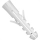Bucha Fixacao Iv Plast Nylon Branca No.10 Pacote Com 250 Pecas Bucha Fixacao Iv Plast Nylon Branca No.10 Pacote Com 250 Pecas