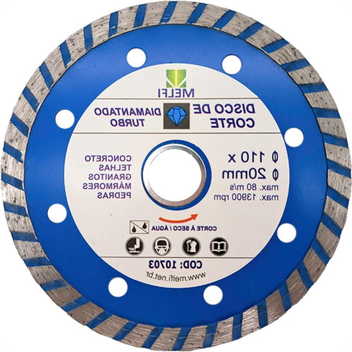 Disco Diamantado Melfi Turbo Seco 110Mm X 20Mm - 10703 Disco Diamantado Melfi Turbo Seco 110Mm X 20Mm - 10703