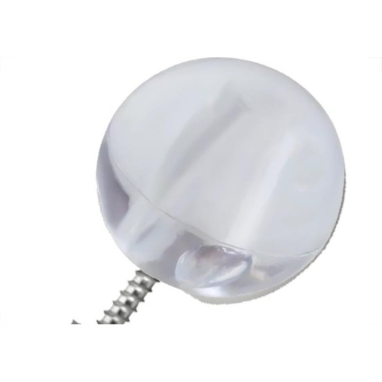 Batedor De Porta Sforplast Bola Cristal Pacote Com 10 Pecas