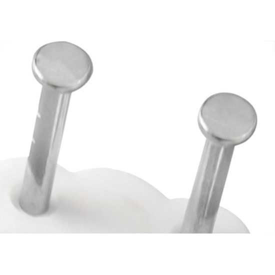 Grampo Para Fio Sforplast Duplo Miguelao Com 100 Pecas