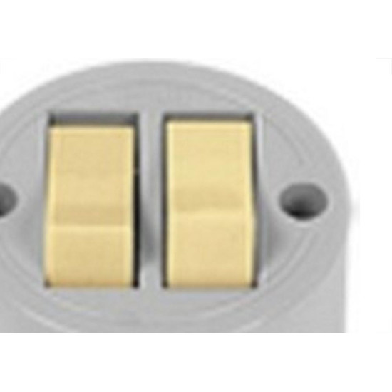Interruptor Externo Ilumi Redondo Com 2 Teclas 1656 - Kit C/10 Pecas Interruptor Externo Ilumi Redondo Com 2 Teclas 1656 - Kit C/10 Pecas