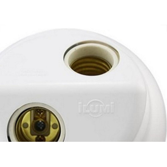 Plafon Decorativo Ilumi Duplo Branco 100W. 18092 Com 10 Pecas - Kit C/10 Pecas Plafon Decorativo Ilumi Duplo Branco 100W. 18092 Com 10 Pecas - Kit C/10 Pecas