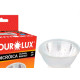 Lampada Dicroica Ourolux 50Wx220V. 2800K E-27