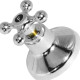 Acabamento Para Registro Metais Rei C-52 - 3/4'' Canopla Latao Cromado