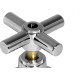 Acabamento Para Registro Metais Rei C-64 - 3/4'' Canopla Latao Cromado
