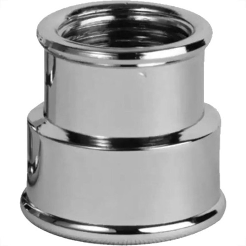 Luva Reducao Latao Cromado Metais Rei 3/4 X 1/2''