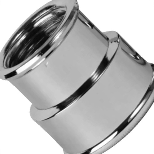 Luva Reducao Latao Cromado Metais Rei 3/4 X 1/2''