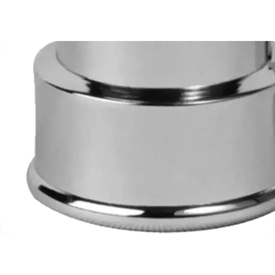 Luva Reducao Latao Cromado Metais Rei 3/4 X 1/2''