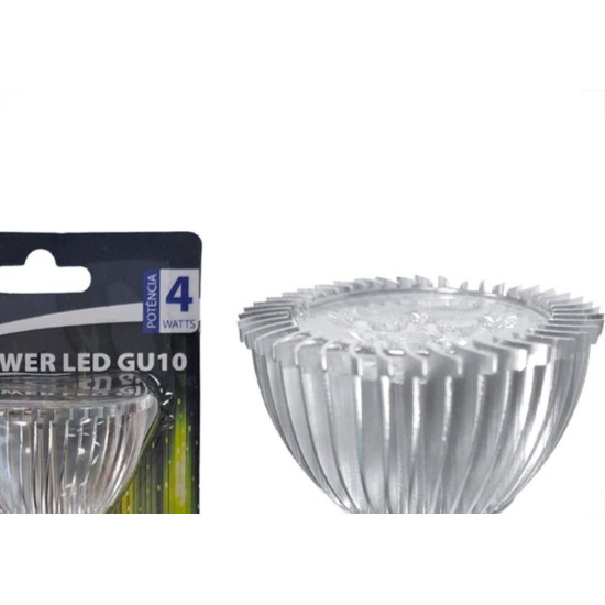 Lampada Dicroica Led Aiha 4W. Gu-10 Bivolt Amarela 3000K Lampada Dicroica Led Aiha 4W. Gu-10 Bivolt Amarela 3000K