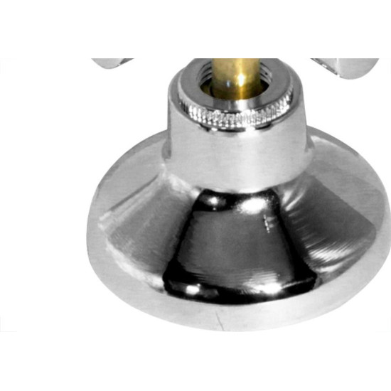 Acabamento Para Registro Metais Rei C-64 - 1.1/2'' Canopla Latao Cromado