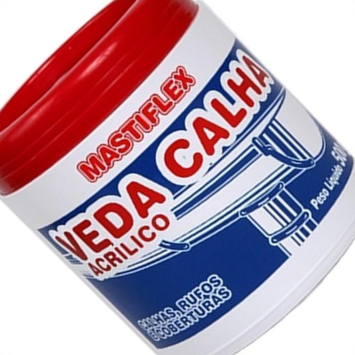 Cola Veda Calha Mastiflex 500G Acrilico Cola Veda Calha Mastiflex 500G Acrilico