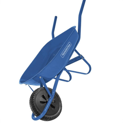 Carrinho De Pedreiro Tramontina Com Cacamba Metalica 50L Pneu E Camara 77704/432