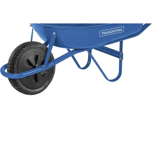 Carrinho De Pedreiro Tramontina Com Cacamba Metalica 50L Pneu E Camara 77704/432