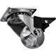 Rodizio Silicone Soprano Base Giratoria Com Trava 35Mm Rodizio Silicone Soprano Base Giratoria Com Trava 35Mm