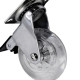 Rodizio Silicone Soprano Base Giratoria Com Trava 75Mm Rodizio Silicone Soprano Base Giratoria Com Trava 75Mm