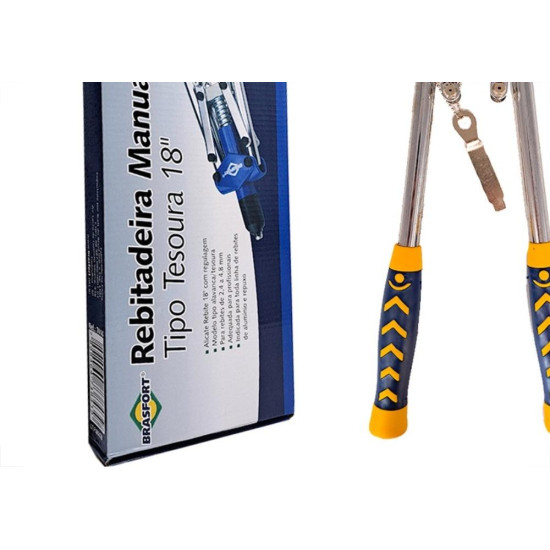 Alicate Rebitador Brasfort Profissional 18'' - 7414 Alicate Rebitador Brasfort Profissional 18'' - 7414
