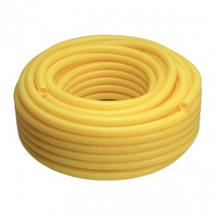 Conduite Corrugado Dinoplast Amarelo   1/2