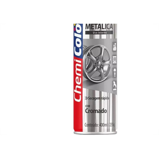 Spray Chemicolor Metalico Cromado 400Ml/235G. Spray Chemicolor Metalico Cromado 400Ml/235G.