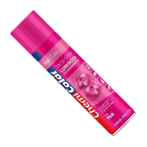 Spray Chemicolor Luminoso Pink 400Ml/235G. Spray Chemicolor Luminoso Pink 400Ml/235G.