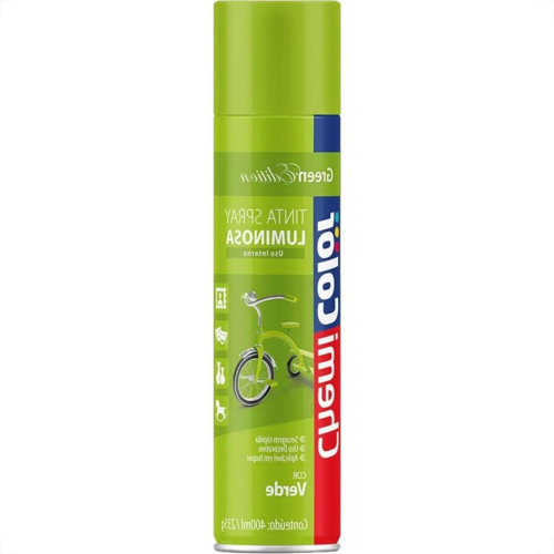Spray Chemicolor Luminoso Verde 400Ml/235G. Spray Chemicolor Luminoso Verde 400Ml/235G.