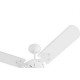 Ventilador Teto Venti-Delta 3 Pas Branco Com Globo 127V.