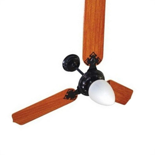 Ventilador Teto Venti-Delta 3 Pas Preto Com Mogno Com Globo 127V. Ventilador Teto Venti-Delta 3 Pas Preto Com Mogno Com Globo 127V.