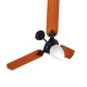 Ventilador Teto Venti-Delta 3 Pas Preto Com Mogno Com Globo 220V.