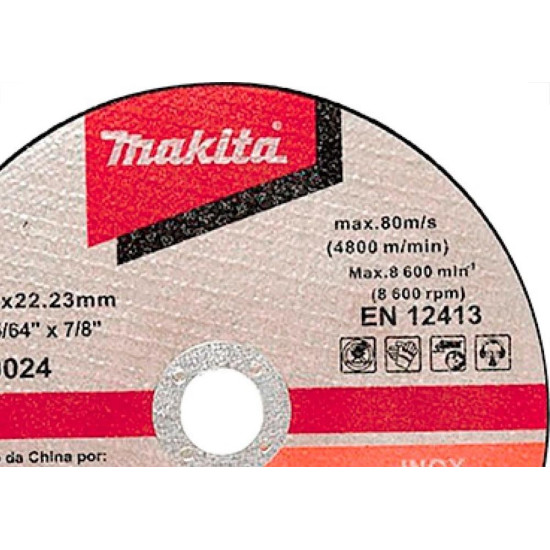 Disco Aco Inox Makita 7''X5/64''X7/8'' - D-20024 - Fino 2,0Mm Disco Aco Inox Makita 7''X5/64''X7/8'' - D-20024 - Fino 2,0Mm