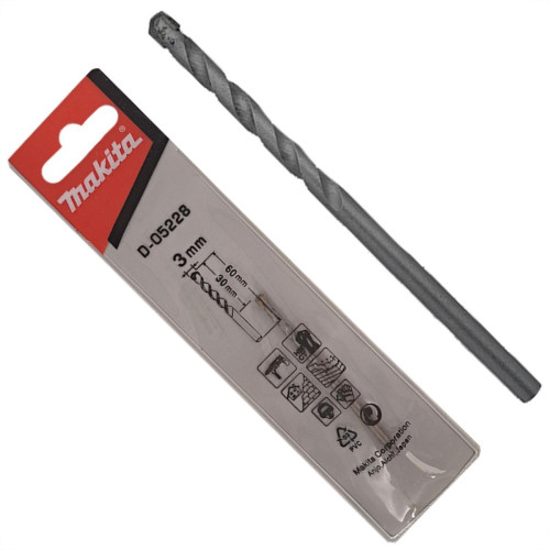 Broca Widea Makita 3 X 60Mm D-05228 - Kit C/5 Pecas Broca Widea Makita 3 X 60Mm D-05228 - Kit C/5 Pecas