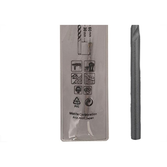Broca Widea Makita 3 X 60Mm D-05228 - Kit C/5 Pecas Broca Widea Makita 3 X 60Mm D-05228 - Kit C/5 Pecas